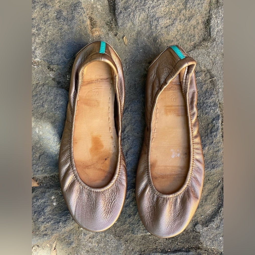 Tieks by Gavrieli Bronze Leather Ballet Flats